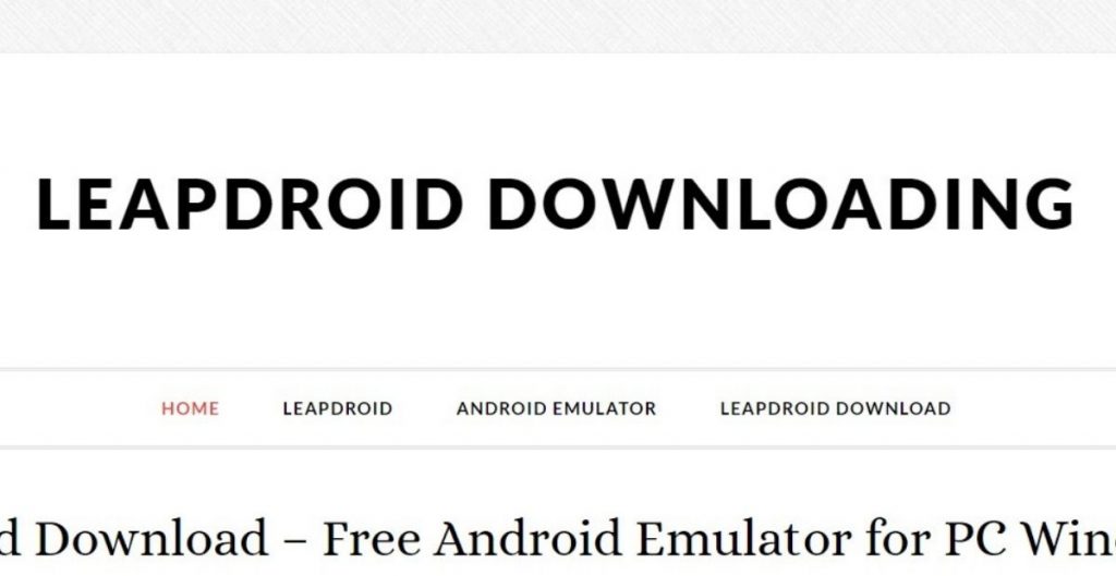 Leapdroid Android Emulator