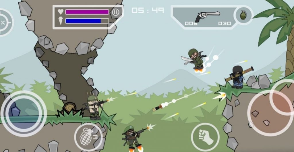 Mini Militia offline games for android