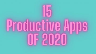 Productive apps of 2020