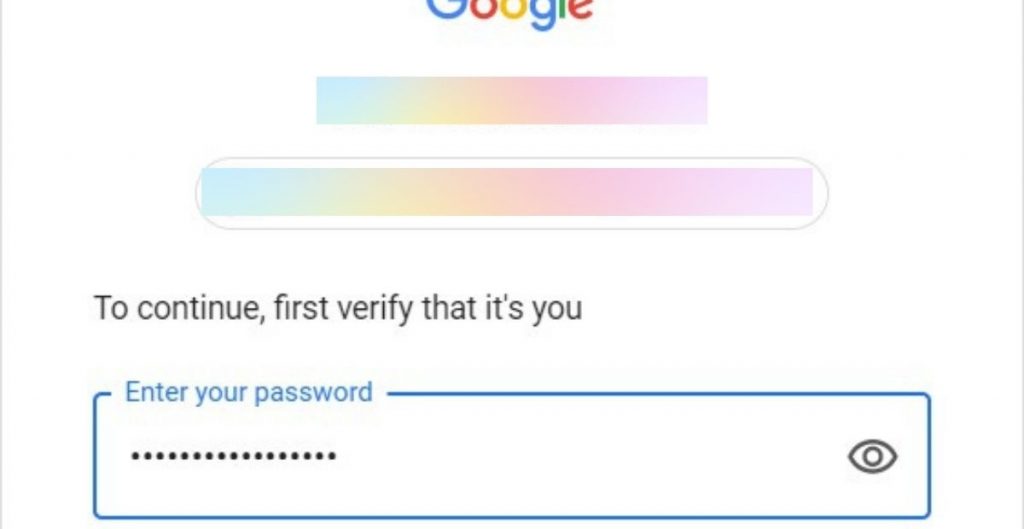 Confirm the passsword