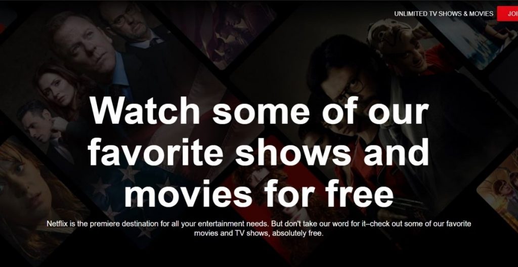 Methods for watching netflix free