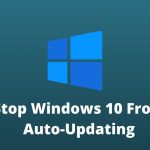 Stop Windows auto-updating